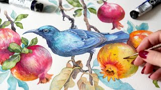 Which color to start with? Underpainting Tips for Realistic Watercolor