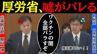 【VS厚労省】2025年、ワクチンの詐欺スキームがついにバレるww原口ブチギレで国会大炎上!!#自民党 #石破茂 #高市早苗 #国民民主党 #財務省 #玉木雄一郎 #立憲民主党 #れいわ新選組