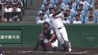 甲子園  大会記録 広陵 中村奨成 ホームラン