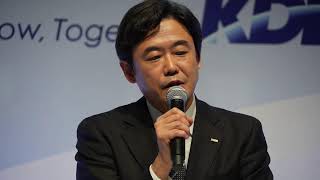 【ライブ配信】KDDI社長就任会見