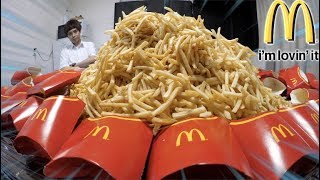 【10㎏】Unbelievable biggest Mc Donald’s potato mountain