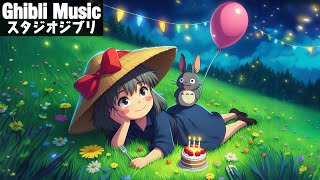 [Ghibli Music Collection 2025] 🌈 Best Ghibli Piano Collection ✨ BGM for work/relax/study