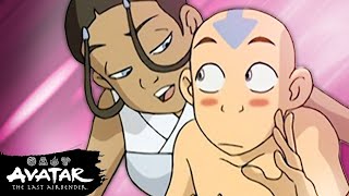 Katara and Aang's Most Romantic Moments 🥰 | Avatar: The Last Airbender