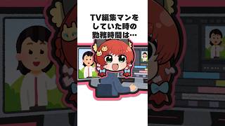 女性プロ絵師系ゆっくり実況者のTV編集マン時代の誰も知らない話　#セルフ解説  #shorts #おどろく
