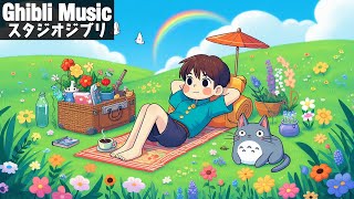 [Ghibli Piano Collection] Relaxing Piano Music - Studying, Coffee, Reading, Healing - Ghibli Music
