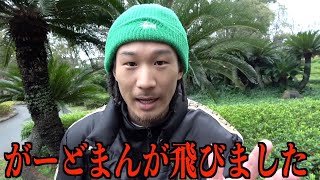 がーどまんが飛びました