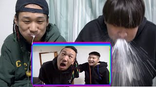 【第2回】口に牛乳を含んで1年前の動画を見てみた