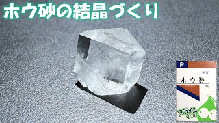 ホウ砂の結晶づくり
