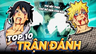 TOP 10 TRẬN CHIẾN COMBAT ĐÃ TAY TRONG NARUTO | NARUTO