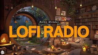 LoFi Rain Chill Beats to Relax & Study | Monday Vibes ☕️ Lofi Hip Hop Jazz Radio 🌿 Mood-Boosting