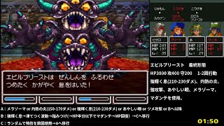 DS版ドラクエ４を50分以内に裏ボス撃破挑戦（５章クリア後から）#3[最終回]